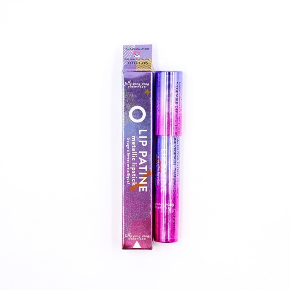Jelly Pong Pong - Lip Patine Metallic Lipstick - Electra‎ - 2.5 g / .09 oz